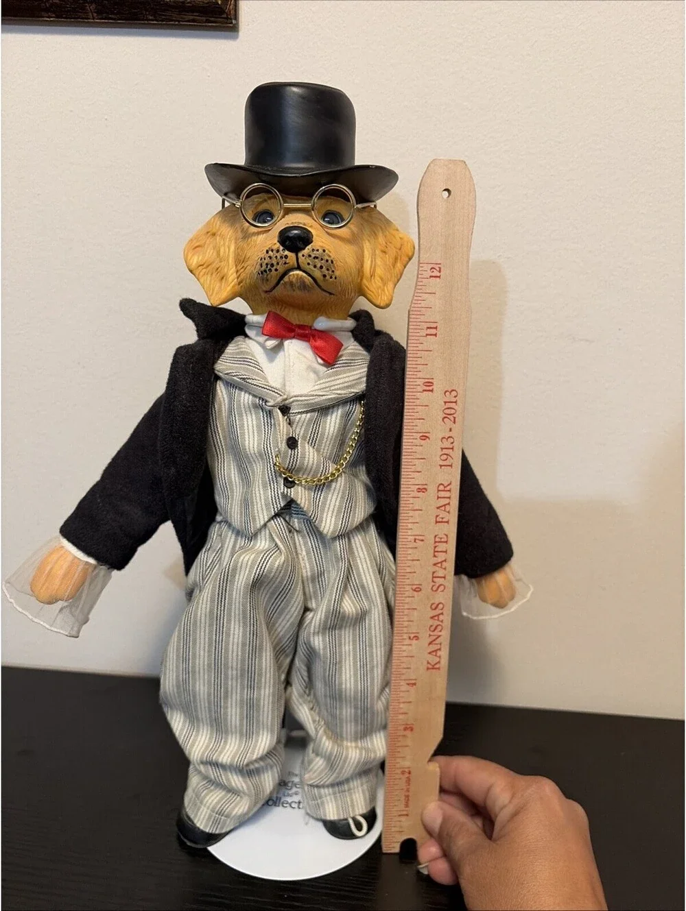 Vintage 1994 Heritage Mint Pet Personalities Henry the Country Squire Dog